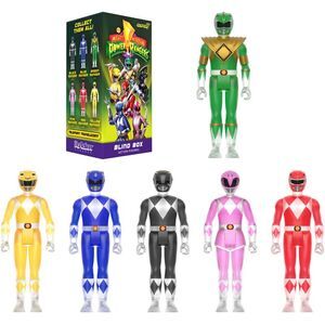 Super7 - Mighty Morphin Power Rangers - Reaction Blind Box Wv1 - 12pc Flat
